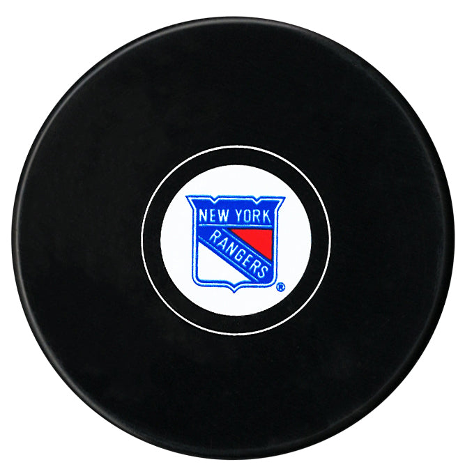 (Pre-Order) Mike Richter Autographed New York Rangers Puck (Small Logo)