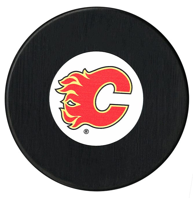 (Pre-Order) Mike Vernon Autographed Calgary Flames Puck