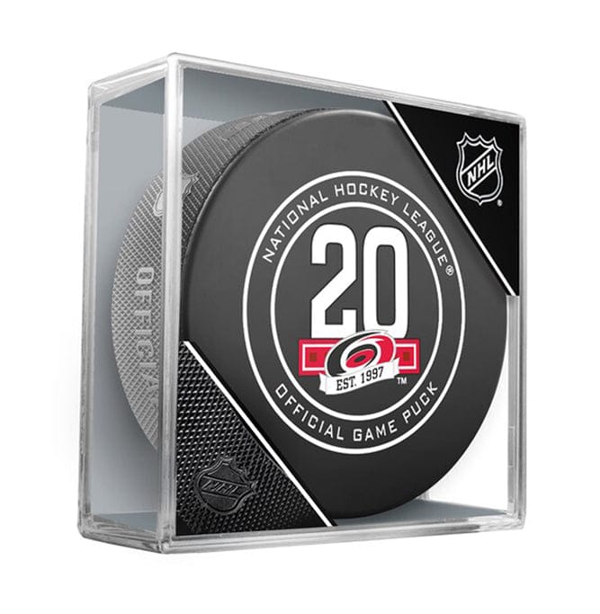 (Pre-Order) Rod Brind'Amour Autographed Carolina Hurricanes 20th Anniversary Official Puck