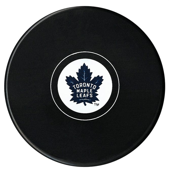 (Pre-Order) Tom Barrasso Autographed Toronto Maple Leafs Puck (Small Logo) CoJo Sport Collectables Inc.
