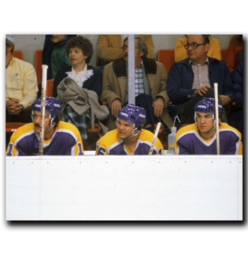 (Pre-Order) Triple Crown Line Los Angeles Kings Autographed Bench 8x10 Photo CoJo Sport Collectables Inc.