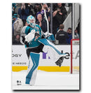 (Pre-Order) Yaroslav Askarov San Jose Sharks Autographed Win Celebration 8x10 Photo