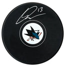 Quentin Musty Autographed San Jose Sharks Puck CoJo Sport Collectables Inc.