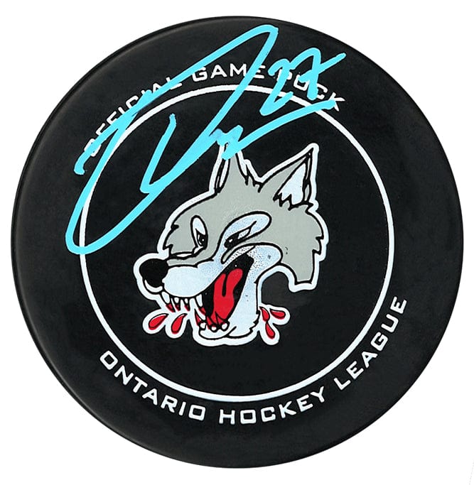 Quentin Musty Autographed Sudbury Wolves Official Puck CoJo Sport Collectables Inc.