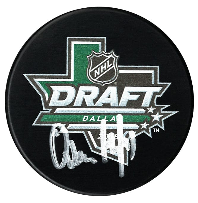 Quinn Hughes Autographed 2008 NHL Draft Puck CoJo Sport Collectables Inc.