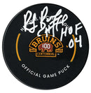 Ray Bourque Autographed Boston Bruins Centennial Season HOF Inscribed Official Puck CoJo Sport Collectables Inc.