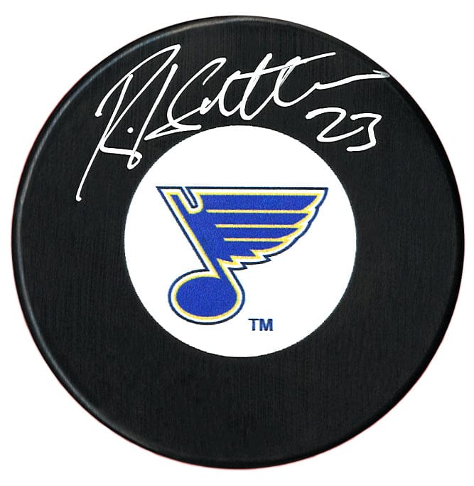 Rich Sutter Autographed St. Louis Blues Puck CoJo Sport Collectables Inc.