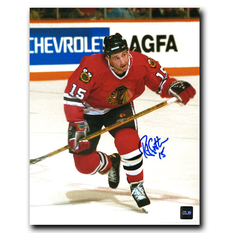 Rich Sutter Chicago Blackhawks Autographed 8x10 Photo CoJo Sport Collectables Inc.