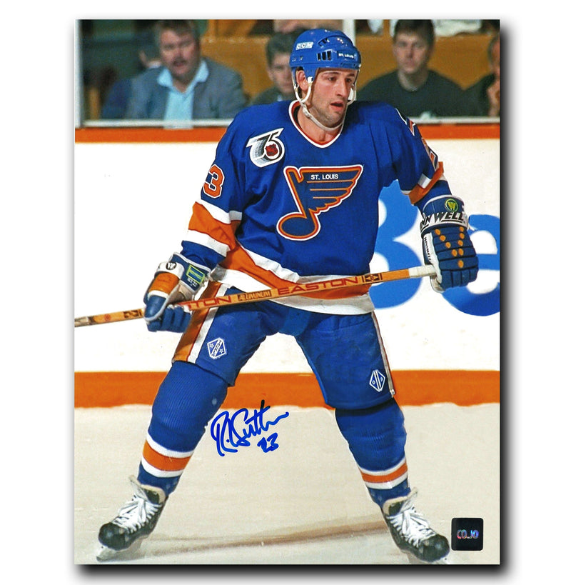 Rich Sutter St. Louis Blues Autographed 8x10 Photo CoJo Sport Collectables Inc.