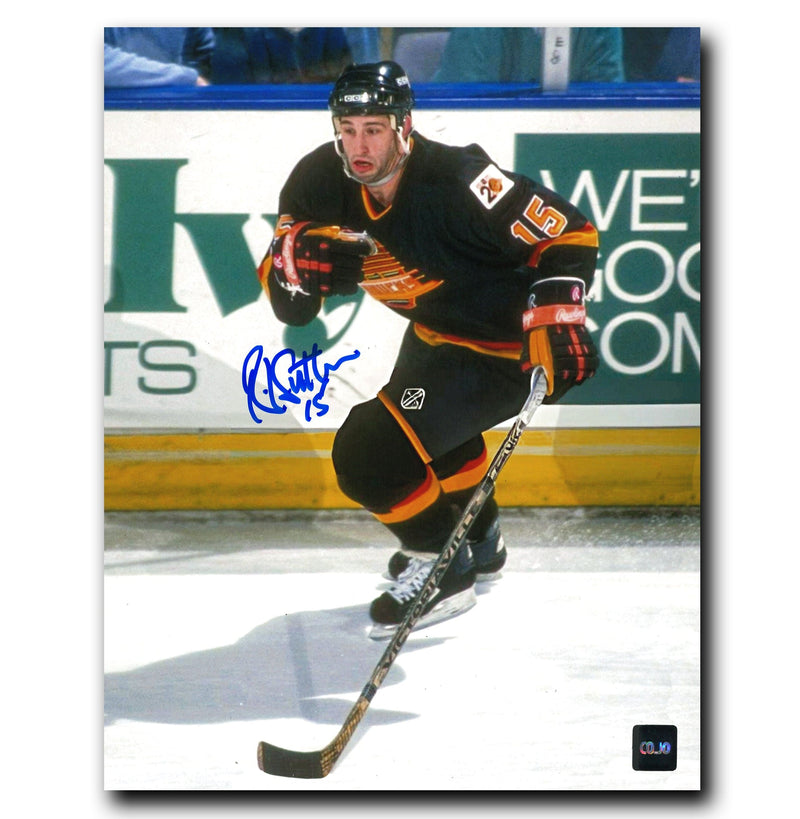 Rich Sutter Vancouver Canucks Autographed 8x10 Photo CoJo Sport Collectables Inc.