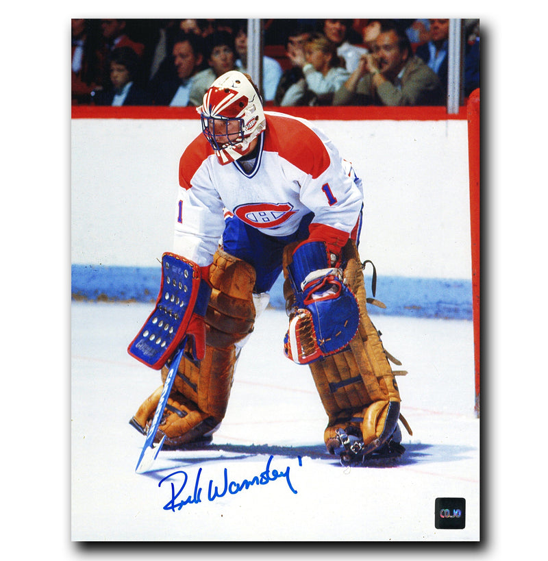 Rick Wamsley Montreal Canadiens Autographed 8x10 Photo CoJo Sport Collectables Inc.