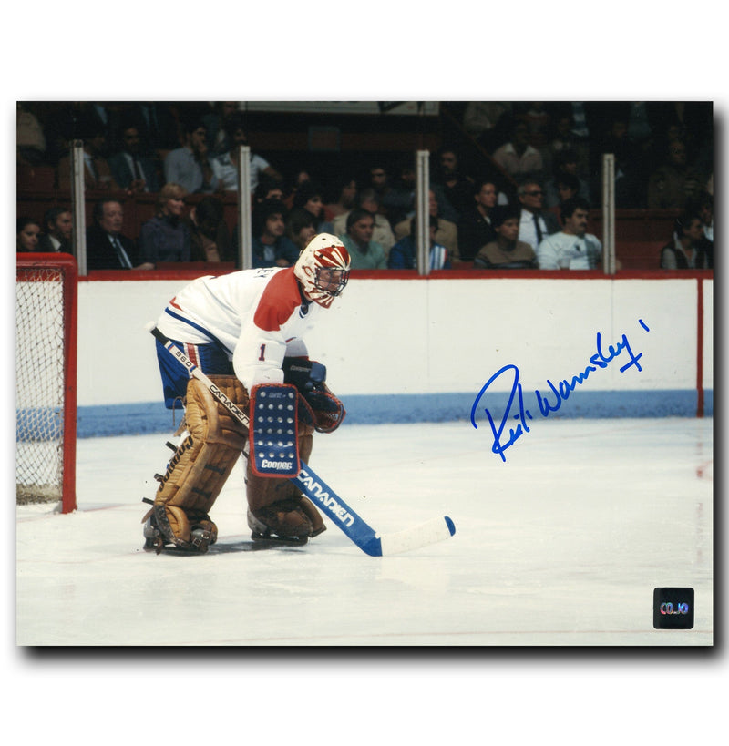 Rick Wamsley Montreal Canadiens Autographed 8x10 Photo CoJo Sport Collectables Inc.