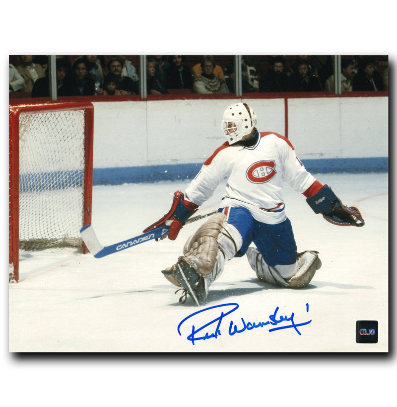 Rick Wamsley Montreal Canadiens Autographed Save 8x10 Photo CoJo Sport Collectables Inc.