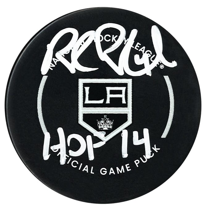 Rob Blake Autographed Los Angeles Kings HOF Inscribed Official Puck CoJo Sport Collectables Inc.