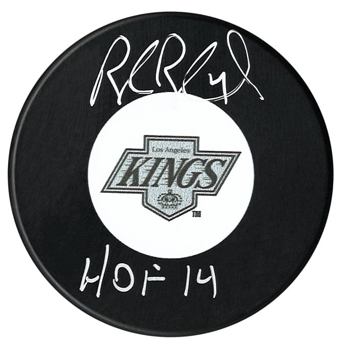 Rob Blake Autographed Los Angeles Kings HOF Inscribed Puck CoJo Sport Collectables Inc.