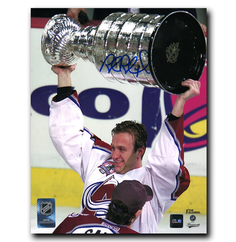 Rob Blake Colorado Avalanche Autographed Stanley Cup 8x10 Photo CoJo Sport Collectables Inc.