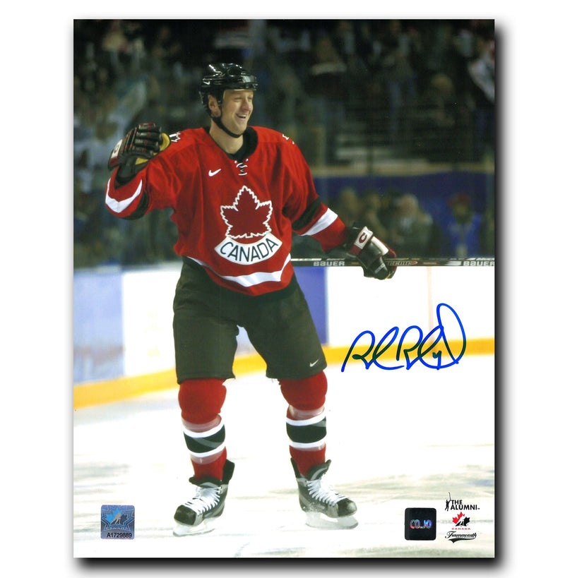 Rob Blake Team Canada Autographed 8x10 Photo CoJo Sport Collectables Inc.