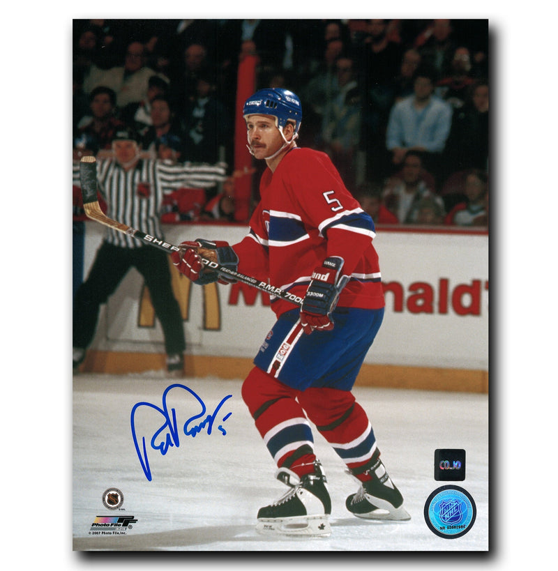 Rob Ramage Montreal Canadiens Autographed 8x10 Photo CoJo Sport Collectables Inc.