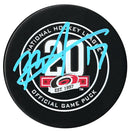Rod Brind'Amour Autographed Carolina Hurricanes 20th Anniversary Official Puck (Baby Blue) CoJo Sport Collectables Inc.