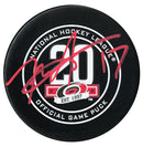 Rod Brind'Amour Autographed Carolina Hurricanes 20th Anniversary Official Puck (Red) CoJo Sport Collectables Inc.