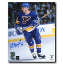 Rod Brind'Amour St. Louis Blues Autographed Skating 8x10 Photo CoJo Sport Collectables