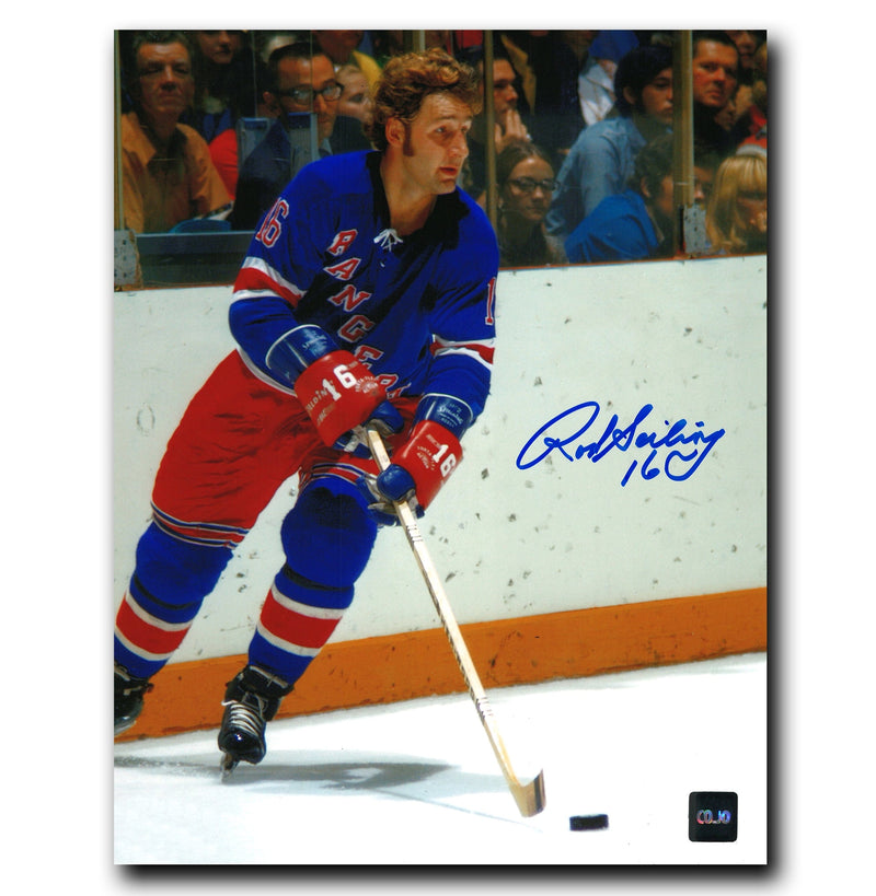Rod Seiling New York Rangers Autographed 8x10 Photo CoJo Sport Collectables Inc.