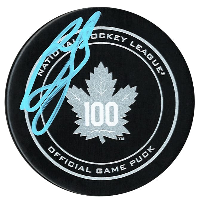 Ron Francis Autographed Toronto Maple Leafs Centennial Season Official Puck CoJo Sport Collectables Inc.