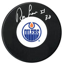 Ron Low Autographed Edmonton Oilers Puck CoJo Sport Collectables Inc.