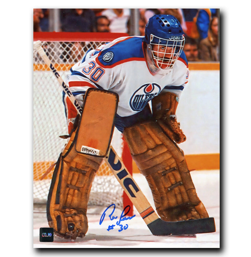 Ron Low Edmonton Oilers Autographed 8x10 Photo CoJo Sport Collectables Inc.