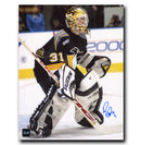 Ron Tugnutt Pittsburgh Penguins Autographed Crease 8x10 Photo CoJo Sport Collectables Inc.