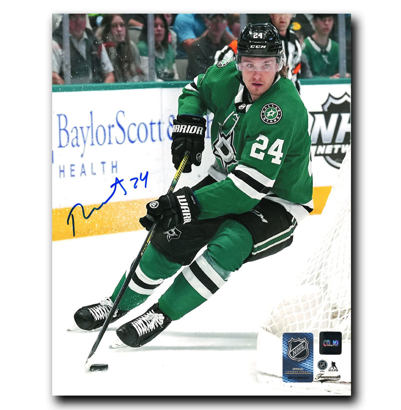 Roope Hintz Dallas Stars Autographed Home 8x10 Photo CoJo Sport Collectables Inc.