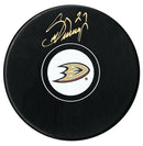 Scott Niedermayer Autographed Anaheim Ducks Puck (Gold)