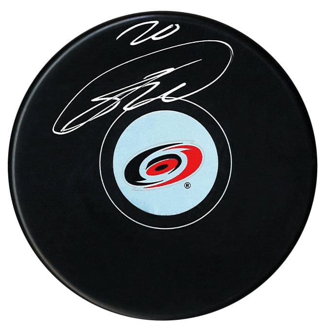 Sebastian Aho Autographed Carolina Hurricanes Puck CoJo Sport Collectables Inc.