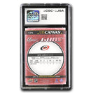 Seth Jarvis Autographed 2021-22 UD Extended Young Guns Canvas Rookie