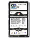 Seth Jarvis Autographed 2021-22 UD Extended '05-06 Retro Black Diamond Rookie Gems