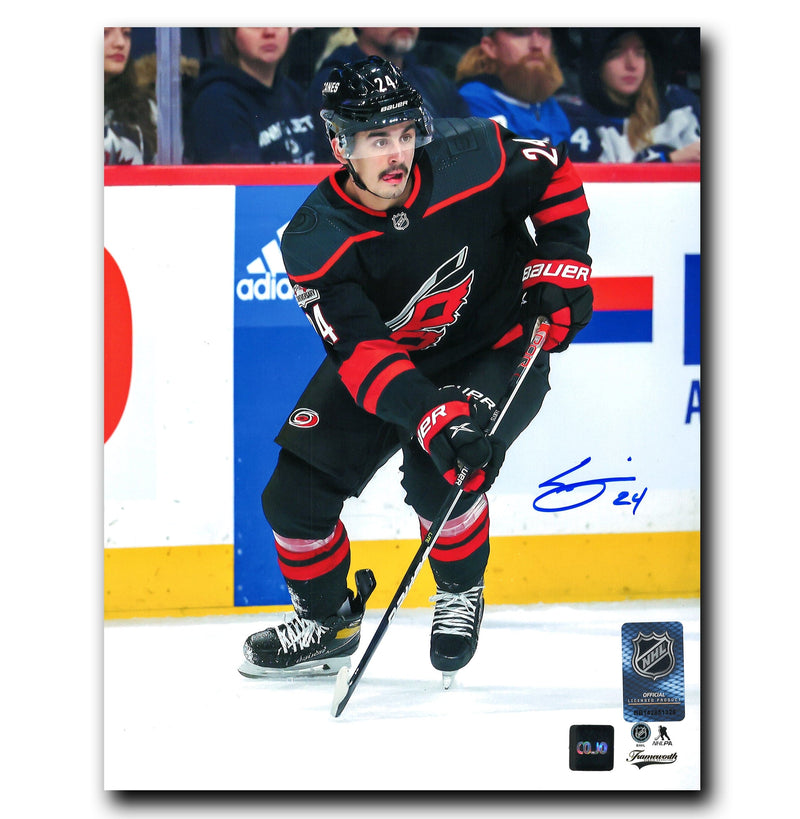 Seth Jarvis Carolina Hurricanes Autographed Alternate 8x10 Photo CoJo Sport Collectables Inc.