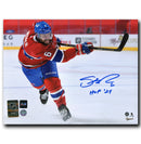 Shea Weber Montreal Canadiens Autographed Shooting HOF Inscribed 8x10 Photo