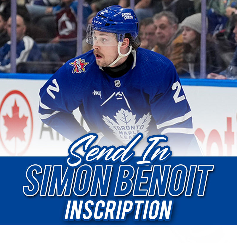 (Send-In) Simon Benoit Inscription Ticket CoJo Sport Collectables Inc.