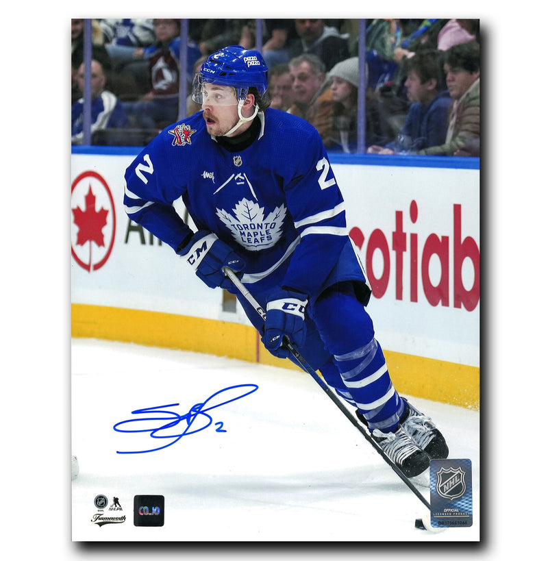 Simon Benoit Toronto Maple Leafs Autographed Action 8x10 Photo CoJo Sport Collectables Inc.