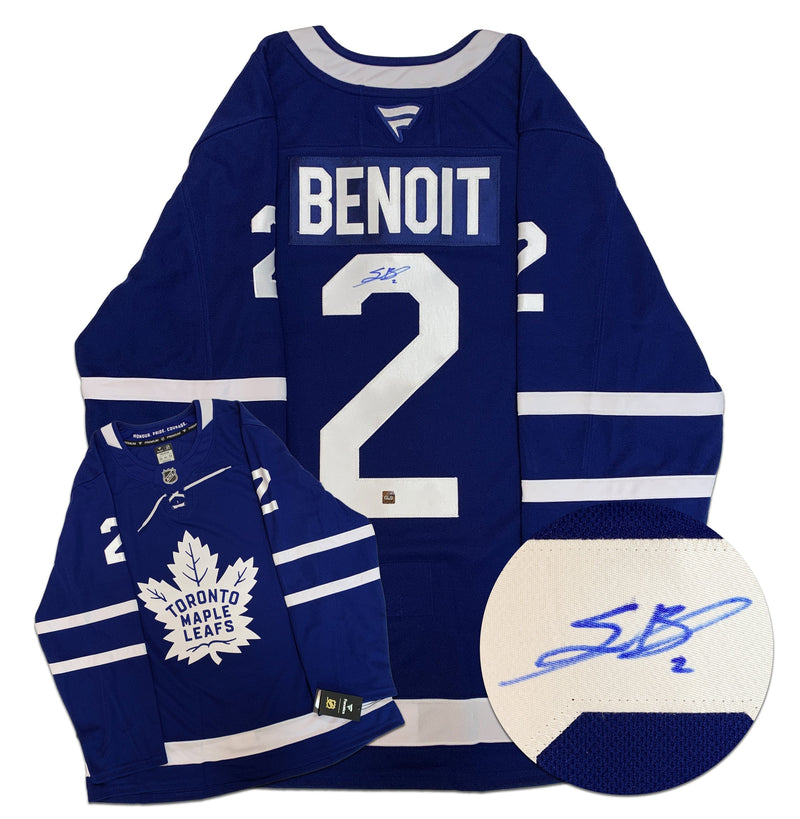 Simon Benoit Toronto Maple Leafs Autographed Fanatics Premium Jersey CoJo Sport Collectables Inc.