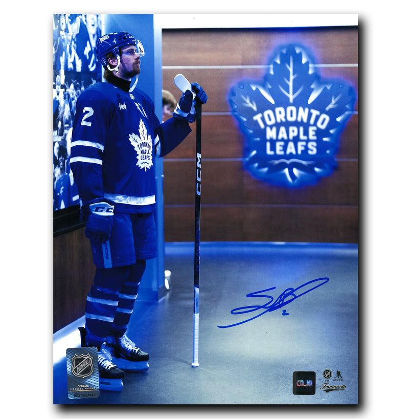 Simon Benoit Toronto Maple Leafs Autographed Locker 8x10 Photo CoJo Sport Collectables Inc.