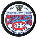 Stephan Lebeau Autographed Montreal Canadiens 1993 Stanley Cup Champions Puck