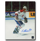 Stephan Lebeau Montreal Canadiens Autographed Skating 8x10 Photo CoJo Sport Collectables Inc.