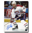 Stephane Richer Montreal Canadiens Autographed Action 8x10 Photo CoJo Sport Collectables Inc.