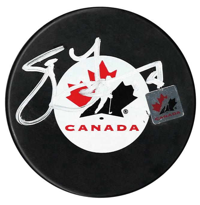 Steve Yzerman Autographed Team Canada Puck CoJo Sport Collectables
