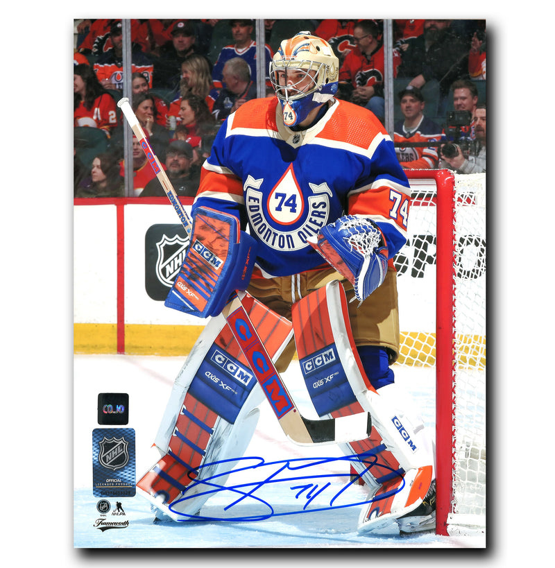 Stuart Skinner Edmonton Oilers Autographed 8x10 Photo CoJo Sport Collectables Inc.