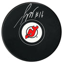 Sylvain Turgeon Autographed New Jersey Devils Puck