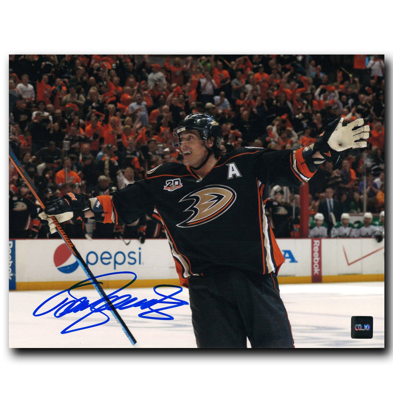 Teemu Selanne Anaheim Ducks Autographed Celebration 8x10 Photo CoJo Sport Collectables Inc.