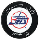 Teemu Selanne Autographed Winnipeg Jets HOF Puck CoJo Sport Collectables Inc.