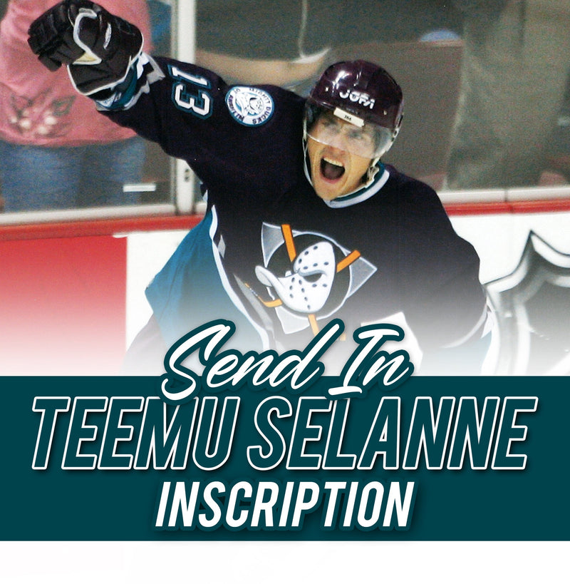 (Send-In) Teemu Selanne Inscription Ticket CoJo Sport Collectables Inc.